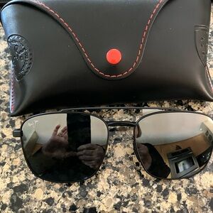 Maui Jim Grey and Black Sunglasses